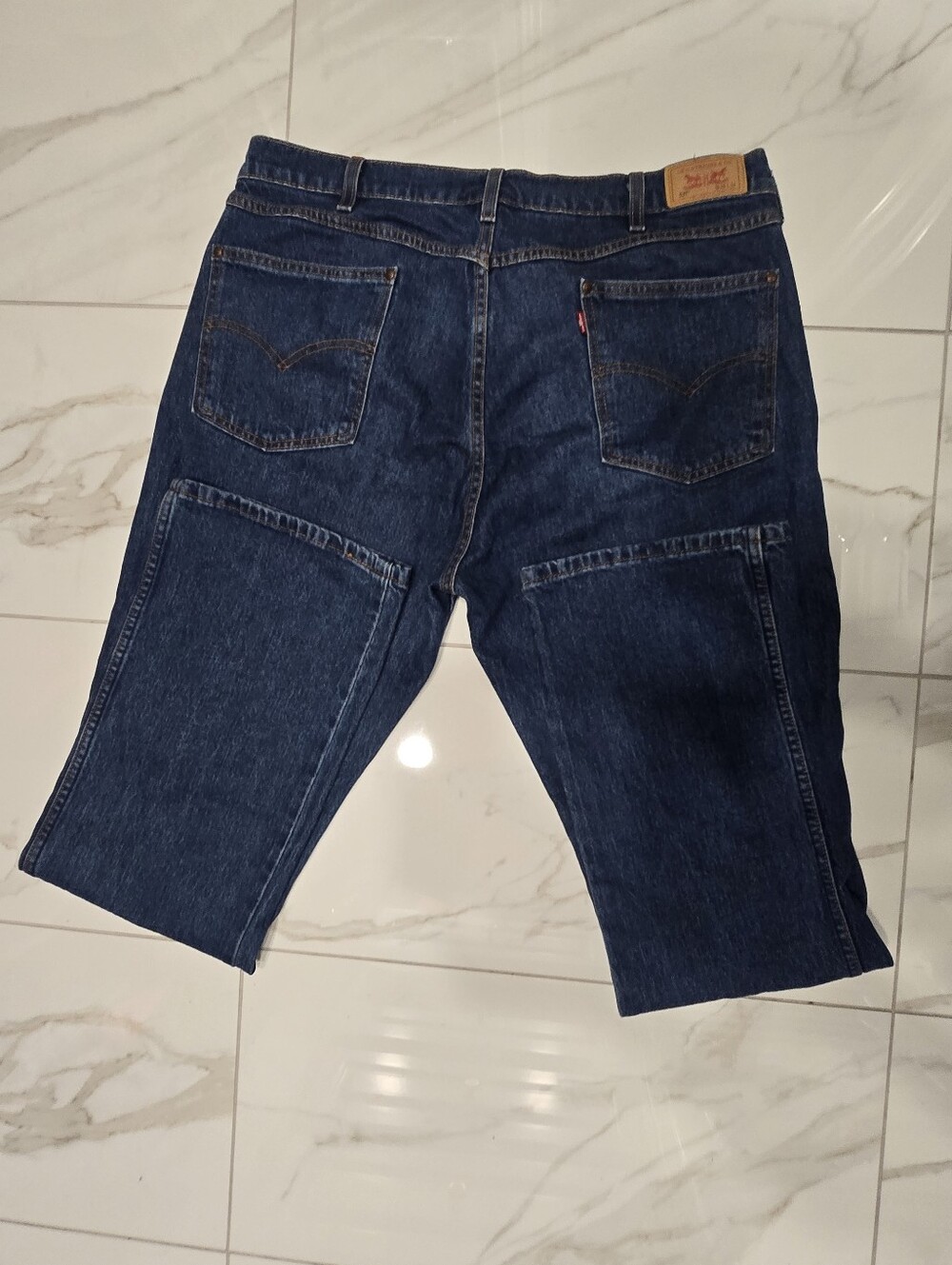 Levi’s 537 Men’s Bootcut Jeans 38x34 Dark Wash Classic Denim - Picture 2 of 7